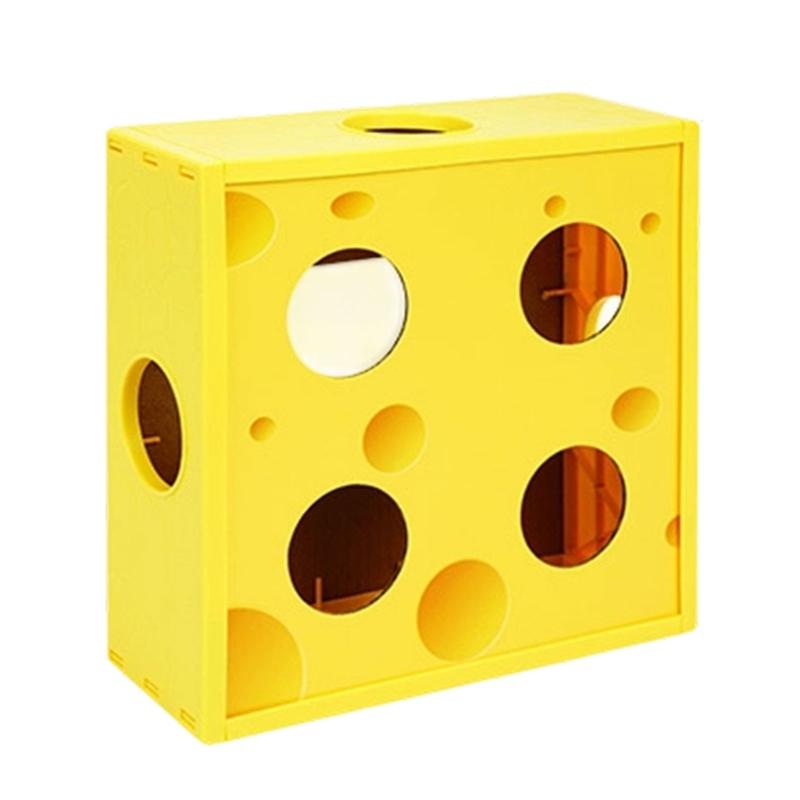 Automatic Rotating Cats Activity Box Interactive Maze Design Chew Proof For Curious Kittens