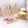 10PCS Portable Soap Dishes Natural Wood Soap Tray Holder Dish Storage Bath Shower Plate Home Bathroom Wash Soap Holder Organizer