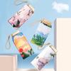 Oil Painting Mini Sun Umbrella Ultraviolet Protection UV Protection Umbrella Travel