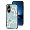 For Xiaomi Redmi Turbo 4 5G Case Floral Pattern TPU+Tempered Glass Protective Phone Cover