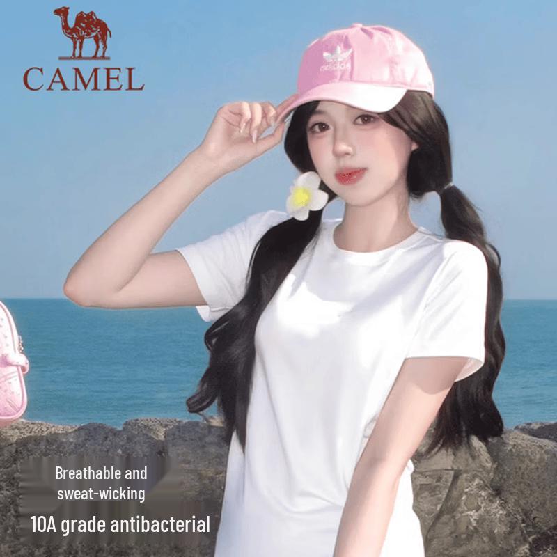 Camel Женская антибактериальная спортивная футболка с эффектом охлаждения и воздухопроницаемостью