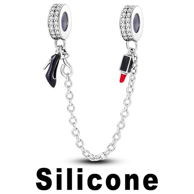 925 Серебряная бусина в виде совы, подходящая для браслета, медовая пчела, подвеска-подвеска со звездой для мальчиков и девочек, подвески-клипсы