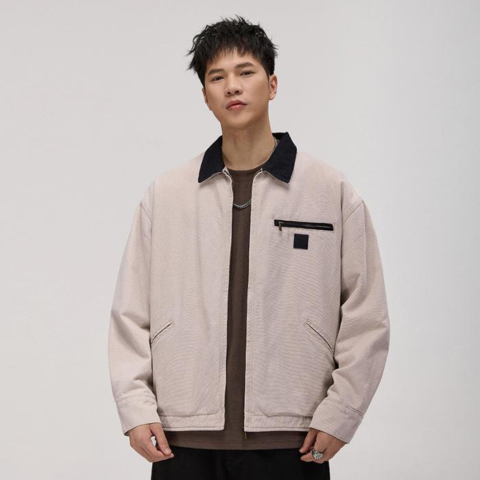 Американская Детройтская куртка Tooling Мужская куртка с лацканами в японском стиле Carhart Vintage, сезон