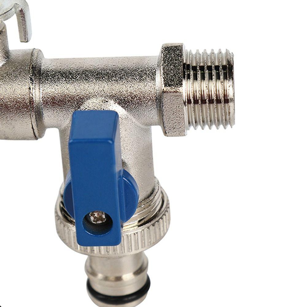 Double Head Valve Switch Garden Irrigation Water Splitter Connector New Water Faucet  Outdoor