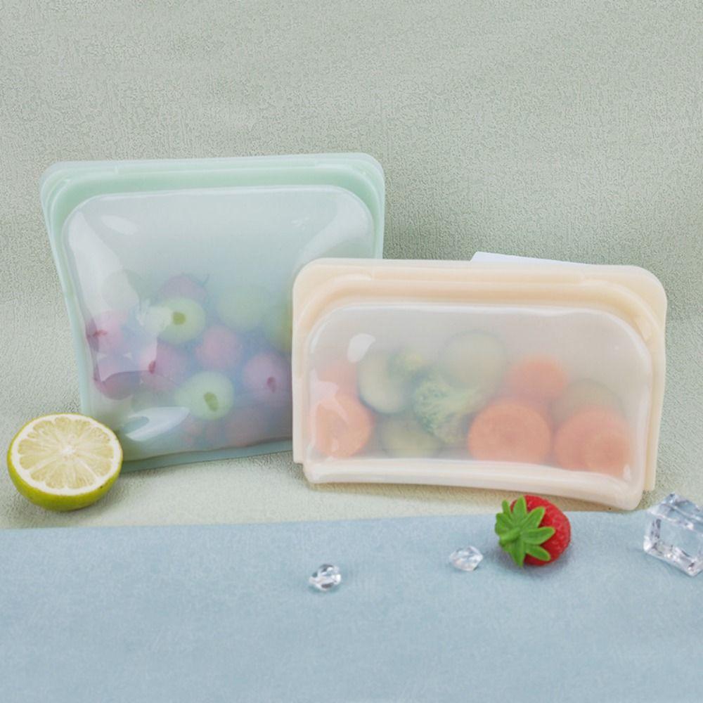 Reusable Fresh-keeping Bag Food Grade Freezer Bag Portable Storage Bag