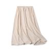 Elastic Waist Skirt Summer New Versatile Slimming A Word Foreign Trade Original Garment Mid-Length Women's Skirt N/11-4