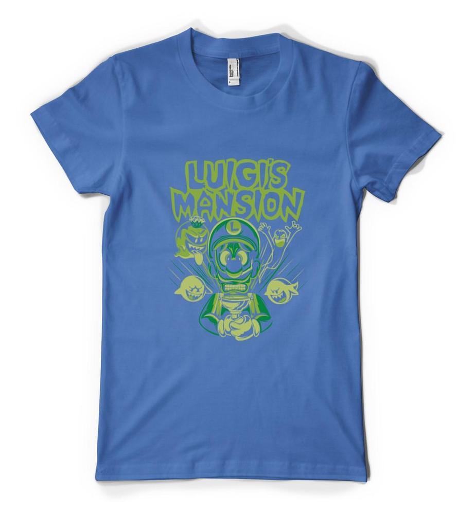 Bnwt Free Personalisation Luigi Unisexsion Gaming Mario Adult And Kids TShirt