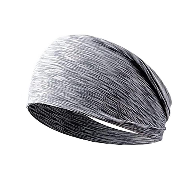 Модная спортивная повязка на голову для йоги, влагопоглощающая, быстросохнущая, впитывающая пот повязка для мужчин и женщин, бег, фитнес, цветная, высокоэластичная повязка на голову