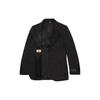 Gucci SS22 Деловой костюм Пиджак Мужской Черный 680759-ZAHT6-1000