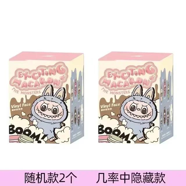 Горячо для Labubu 1:1 Монстры Игрушки-сюрпризы вслепую Сердечный Макарон Загадочная коробка-сюрприз Мешок-сюрприз Модель фигурки Брелок Подарки