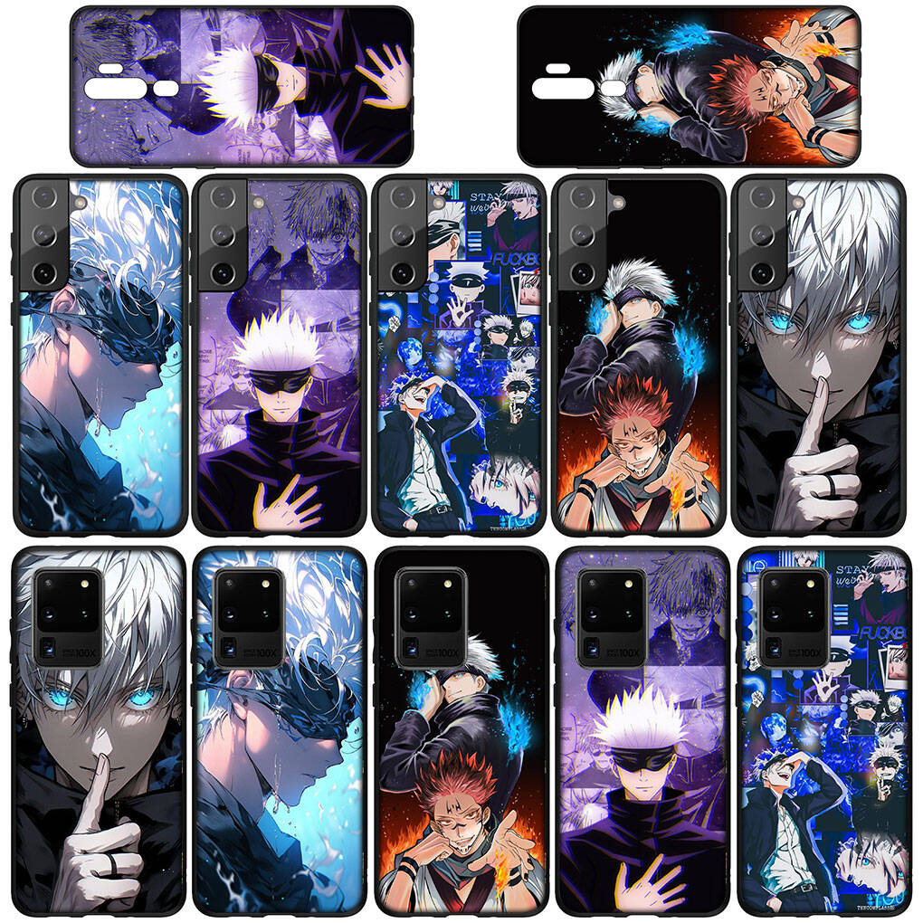 Чехол для iPhone 17 16 15 Xiaomi Poco F8 F7 X7 X6 M8 C85 C75 C71 Redmi Note 14 13 12 11 Pro Max A3 A4 14C 13C 15C Милый Чехол Годжо Сатору Магическая Битва