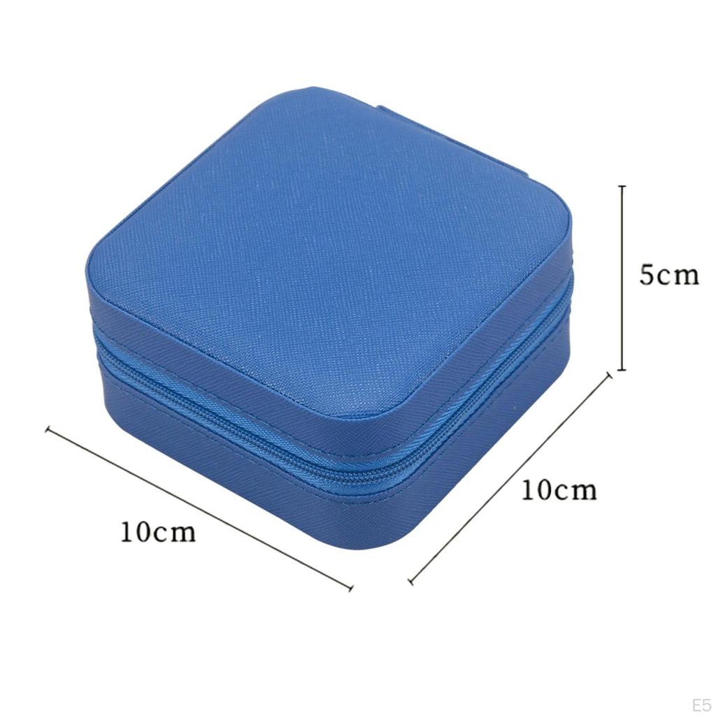 Jewelry Box Organizer Mini Showcase Storage Case for Rings