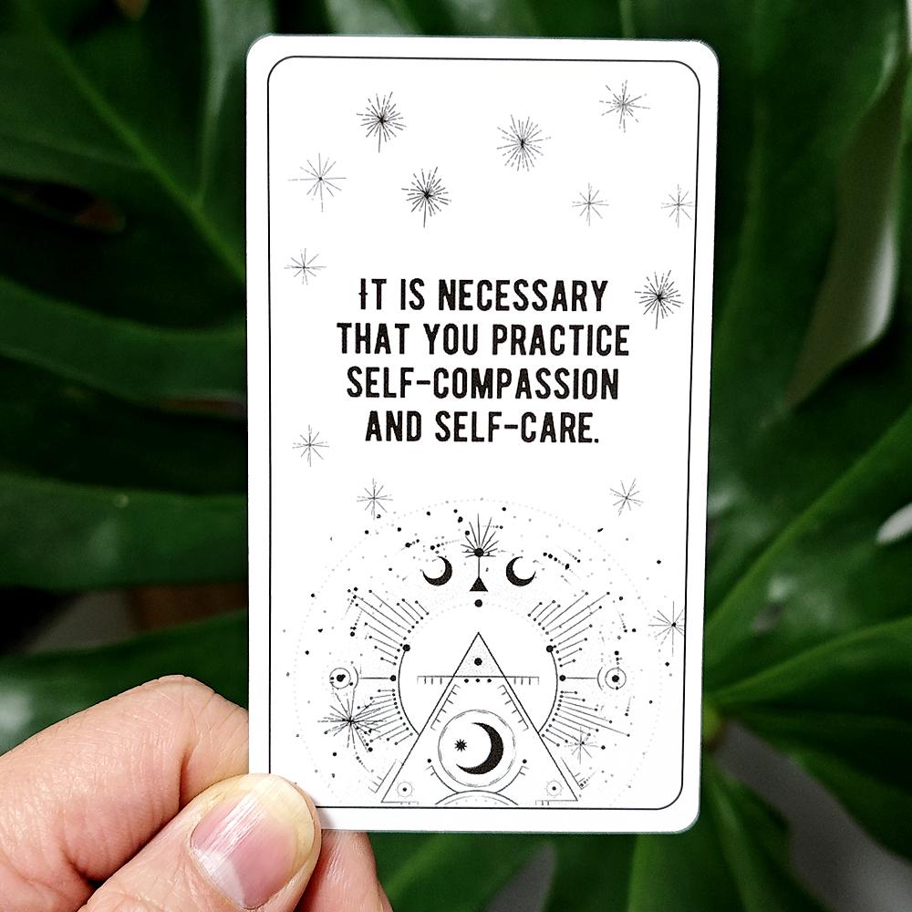 10.3*6cm Whispers of Insight - Why Oracle Deck 54 Inspirational Answers To Explore The Hidden Meanings Behind Life's Challenges