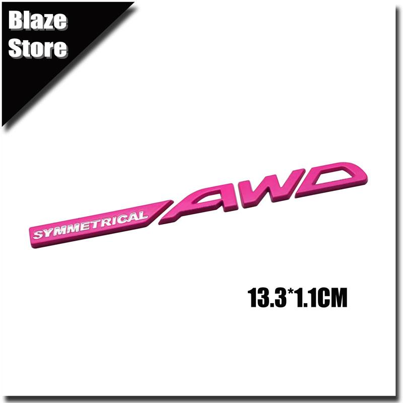 3D Металлическая Симметричная Эмблема AWD На Крышку Багажника Автомобиля Автомобильная Наклейка Для BRZ XV Outback Forester Asahi Panther WRX Impreza