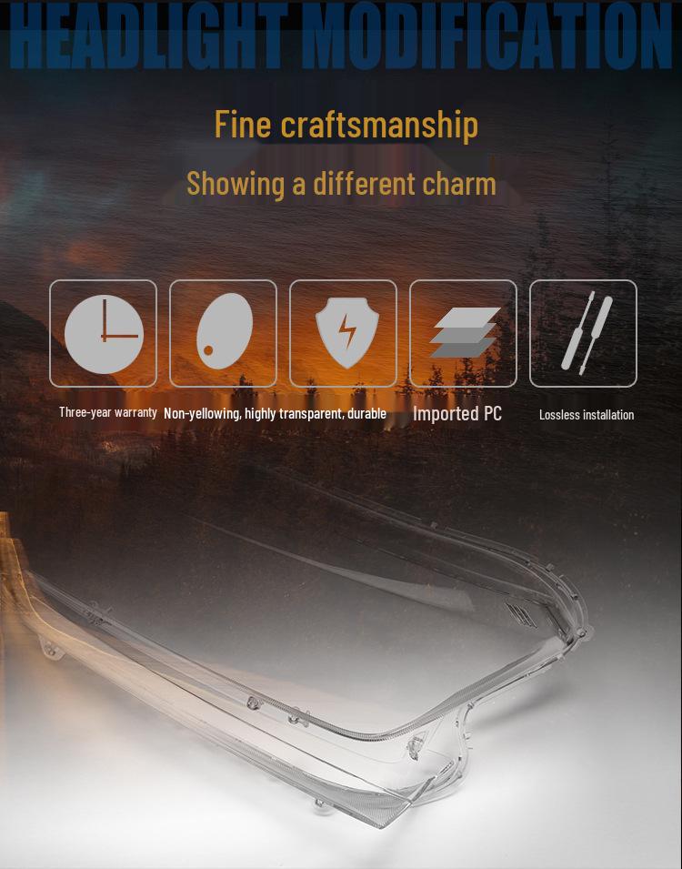 Clear Headlight Lens Cover for 2017-2022 Honda CR-V