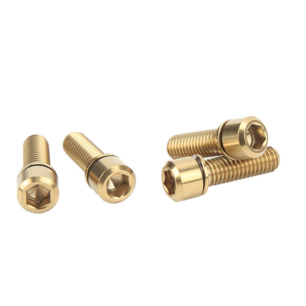 Болты для крепления руля велосипеда, винт M6, 20 мм, точная резьба, нержавеющие, надежные, для небольших велосипедных тормозов