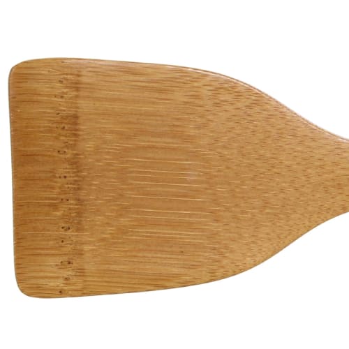 Morikuru (Morikura) Japanese-Made Frying Pan Turner, Bamboo, Wooden, SG Wonder Zone MY04-08, Length 29.5cm