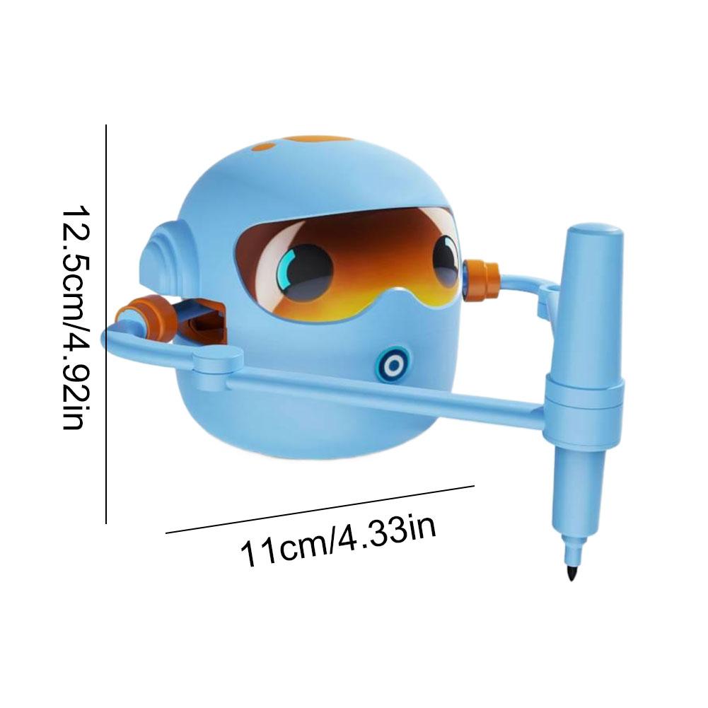 Интерактивный обучающий робот для рисования Дошкольные обучающие занятия со 100 карточками Подарки на день рождения и Рождество для мальчиков и девочек