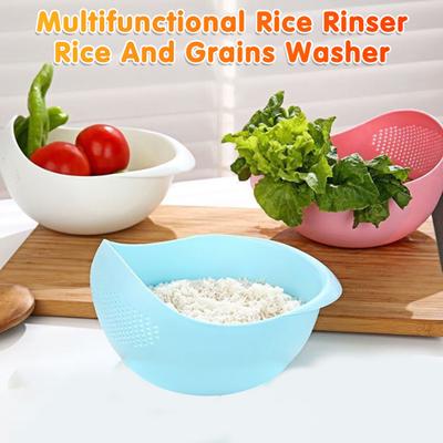 Дуршлаг для промывки риса, вместимость 24 унции, не содержит БФА, дуршлаг для пищевых продуктов, фруктовая чаша