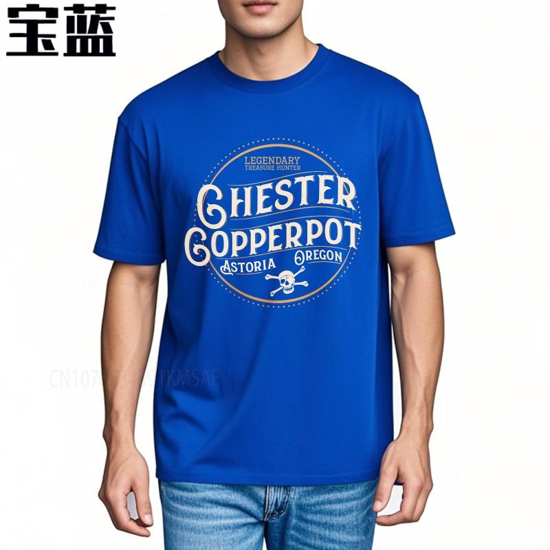 Cotton summer For man t shirt Legendary Treasure Hunter Ghester Copperpot Astoria Oregon Short Sleeve Street Wear O Neck tops