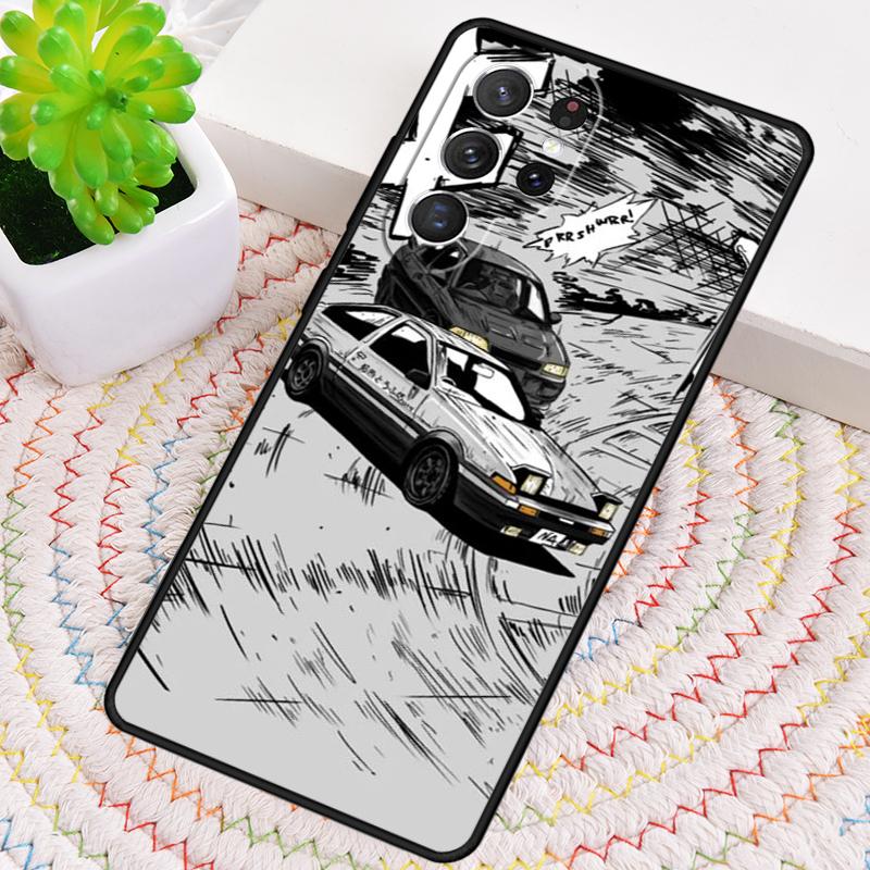 Силиконовый чехол для телефона Initial D Drift для Samsung Galaxy note 10 pro S26 S25 S24 S23 S22 S21 Plus S25Ultra Чехол
