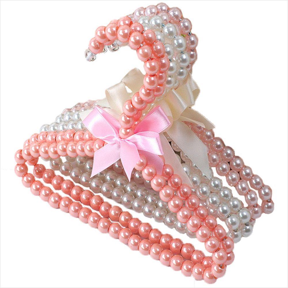 Children Clothes Peg Home Simulated Pearl Mini Organizer Pet Hanger Clothes Hanger Hanging Rack