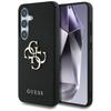 Guess Grained Big 4G Logo Small Case     Classic Logo For Samsung Galaxy S25+ Black