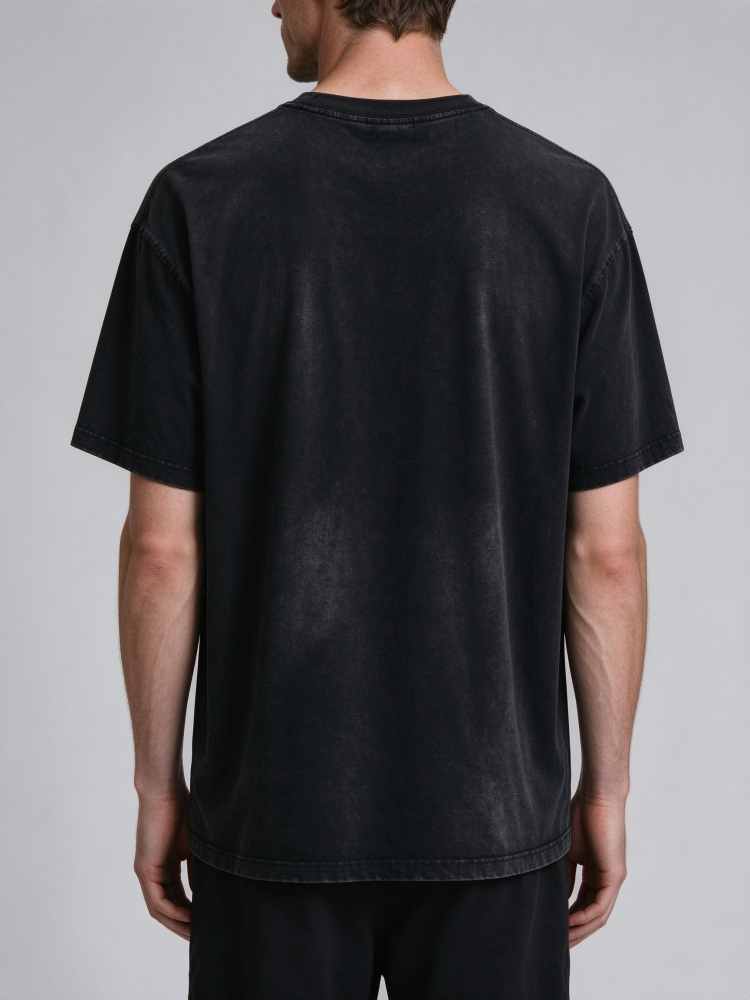 Camiseta Gráfica Vintage Lavada Ecco2K Pxe Album Drain Gang Bladee Yung Lean para Hombre y Mujer, Camisetas Oversize de2272