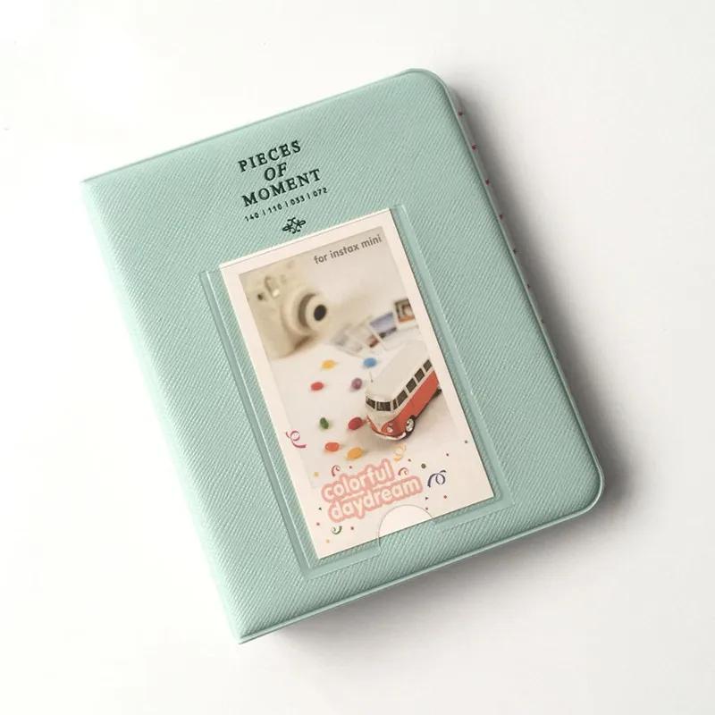 64 Pockets Mini Instant Polaroid Photo Album for 3 Inches Picture Case Storage Polaroid Fuji Instax Mini Film Home Family Memory