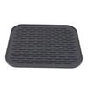 Rectangular Silicone Dish Drying Mat Heat Insulation Anti Slip Dish Drying Mat with Built In Drain