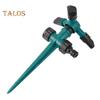 360-Degree Rotating Lawn Sprinkler with Stake Large Area Coverage Garden Watering System Adjustable Patio Sprinkler