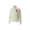 Puma X Coca-Cola T7 Logo Zip Collar Long Sleeve Jacket Men Jackets White 536162-97