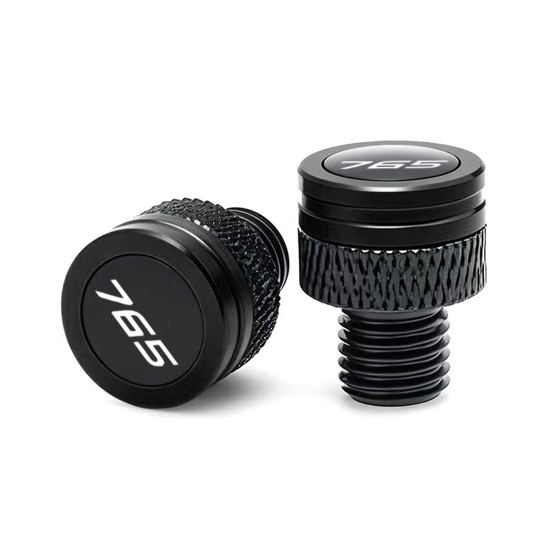 For Triumph Street Triple 765 RS /S/R 675 Trident 660 Tiger 900 GT 800 1200 CNC Motorcycle Mirror Hole Plug Screw Bolts Cover