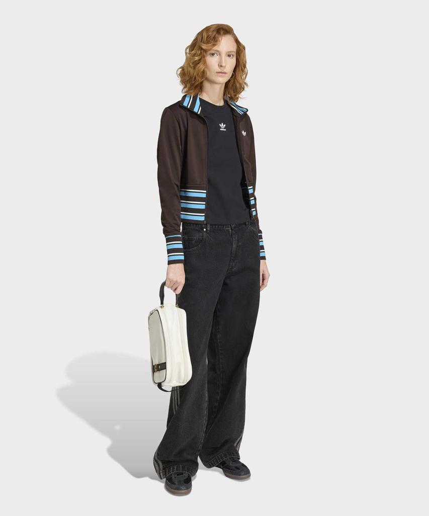 ADIDAS Vintage High Knit Rib Track Top - Aura Coffee / Kw2084
