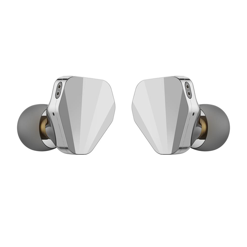 Наушники JIALAI Carat Canal, наушники 10 мм с титановым покрытием DLC, динамический драйвер, Hi-Fi, проводная звукоизоляция, 2-контактный разъем, 5-осевой кабель с ЧПУ