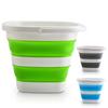 Collapsible Bucket Bathroom Dirty Clothes Storage Bucket Laundry Baskets Portable Fruit Vegetable Storage Organizer Buckets New