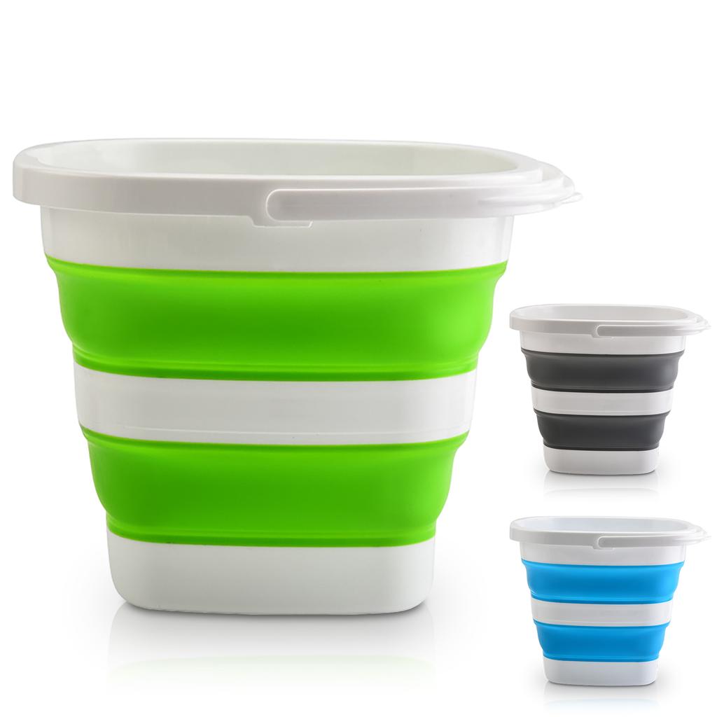 Collapsible Bucket Bathroom Dirty Clothes Storage Bucket Laundry Baskets Portable Fruit Vegetable Storage Organizer Buckets New