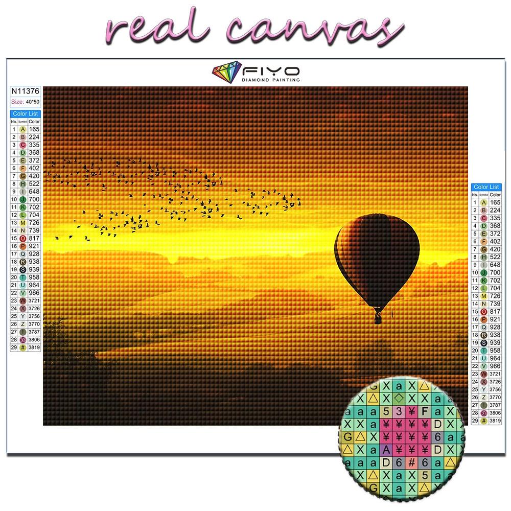 Популярная 5D Diy вышивка крестиком картина с воздушным шаром полная дрель набор для вышивки крестом настенная наклейка домашний декор