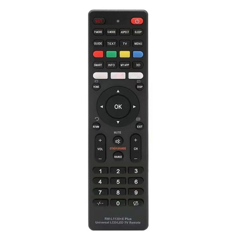 Универсальный пульт ДУ для телевизора, совместимый с RML113+12 RML1130+8 Телевизорами, Простая настройка, Эргономичный дизайн для домашнего развлечения