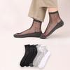 Женские весенне-летние новые простые деловые тонкие вертикальные носки из стекловолокна средней длины
