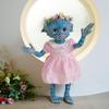 Кукла NPK Tinky Avatar 16" с розовой клетчатой юбкой, 3D-роспись, ручная работа