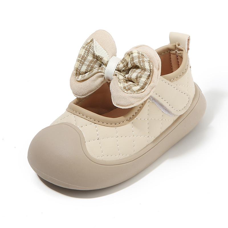 Детская обувь Милая детская кожаная обувь для девочек Мягкая подошва Обувь для малышей для новорожденных Нескользящая обувь для босых ног Дети Zapatos Bebe Niña