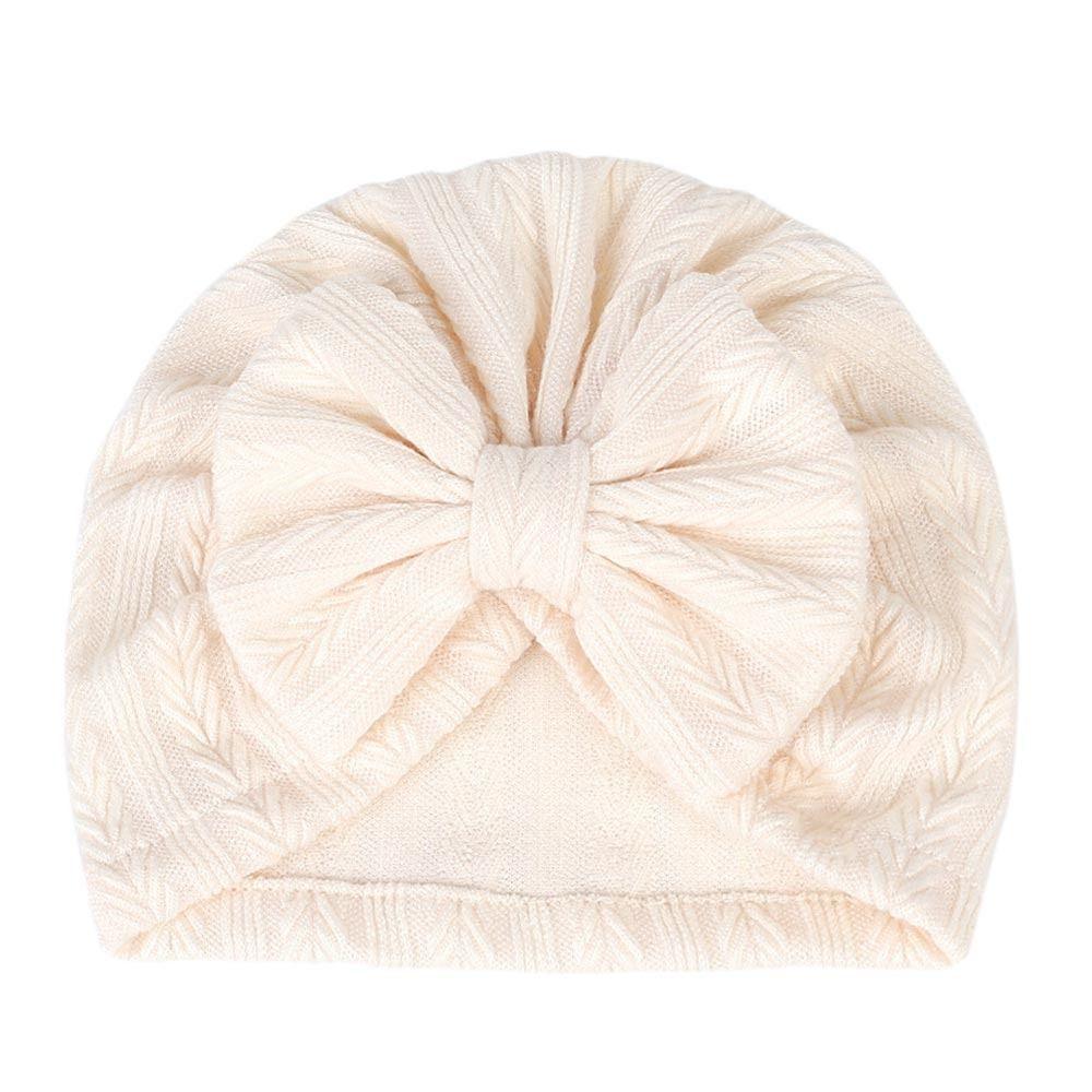 Малыш Большой Бант Новорожденный Младенец Повязки на Голову Детская Шапка Детские Повязки на Голову Шапка-Тюрбан