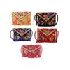 Clutch Bags for Women Handmade Embroidery Mirror Work Stylish Sling Bags for Women Cross Body Bags for Ladies and Girls - 22X16 Cm