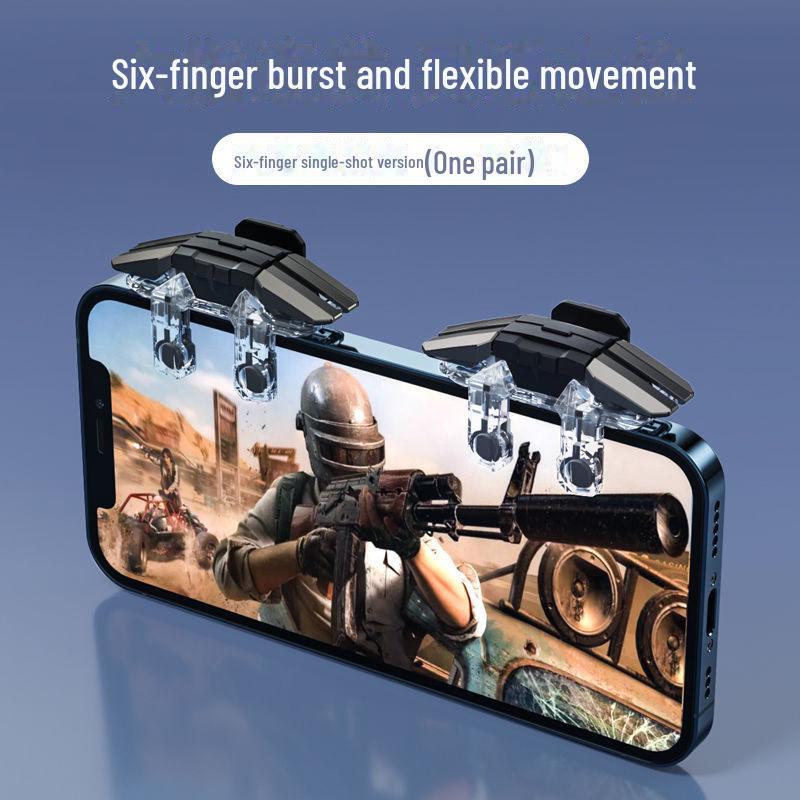 Шестипальцевое импульсное устройство для поедания кур с автоматическим нажатием пистолета и кнопкой из цинкового сплава