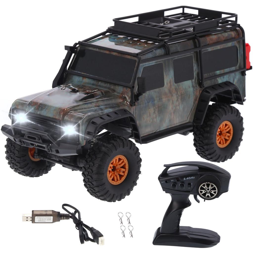 110 RC 4WD Climbing Crawler 2.4G Пульт дистанционного управления Brushed Motor Модель игрушечного автомобиля для детей Камуфляж