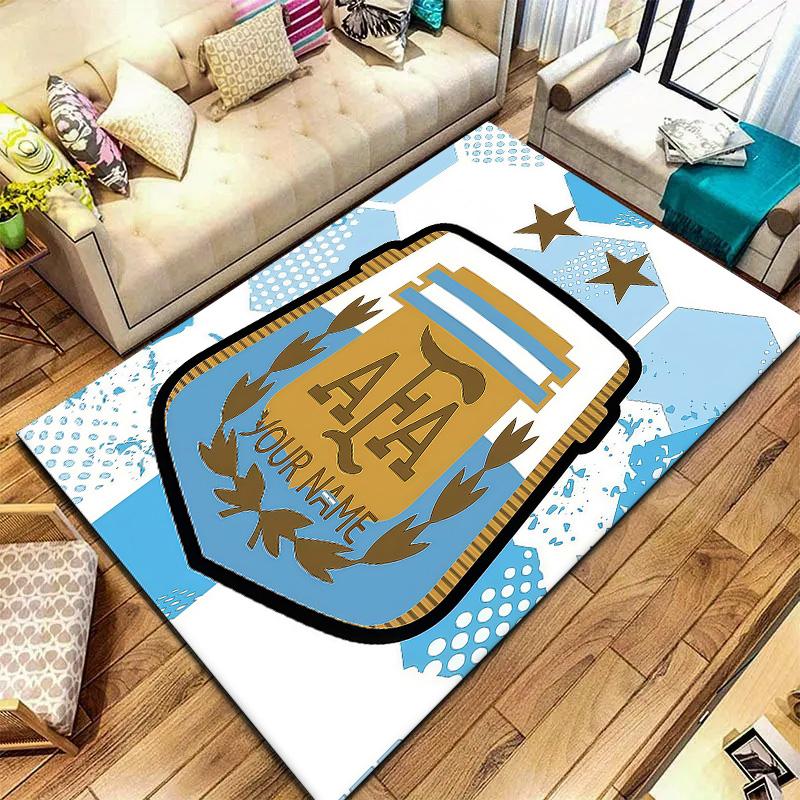 Messi Custom Name Carpet Rug For Living Room Bedroom Home Sofa Decoration Kids Play Nonslip Floor Mat