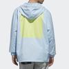 adidas Оригинальные куртки мужские розово-синие с капюшоном умеренные прочие DX4237