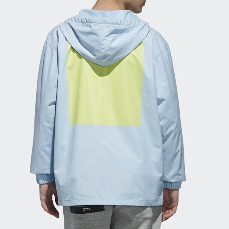 adidas Оригинальные куртки мужские розово-синие с капюшоном умеренные прочие DX4237