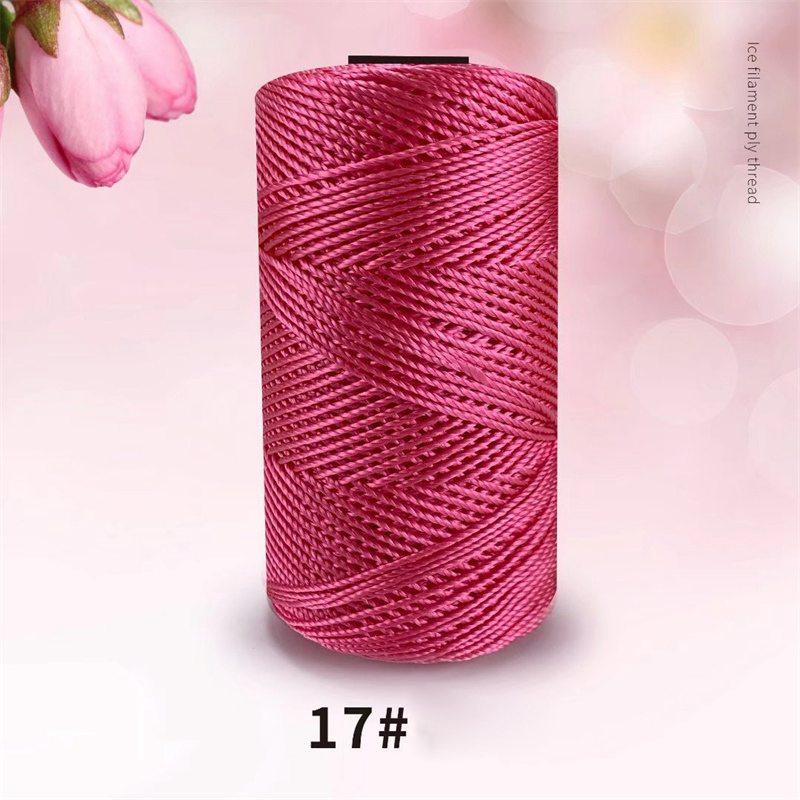 Ручная работа, ремесло, витой шнур макраме, сделай сам, свадебный декор, полипропиленовая швейная нить, 34 цвета, веревка